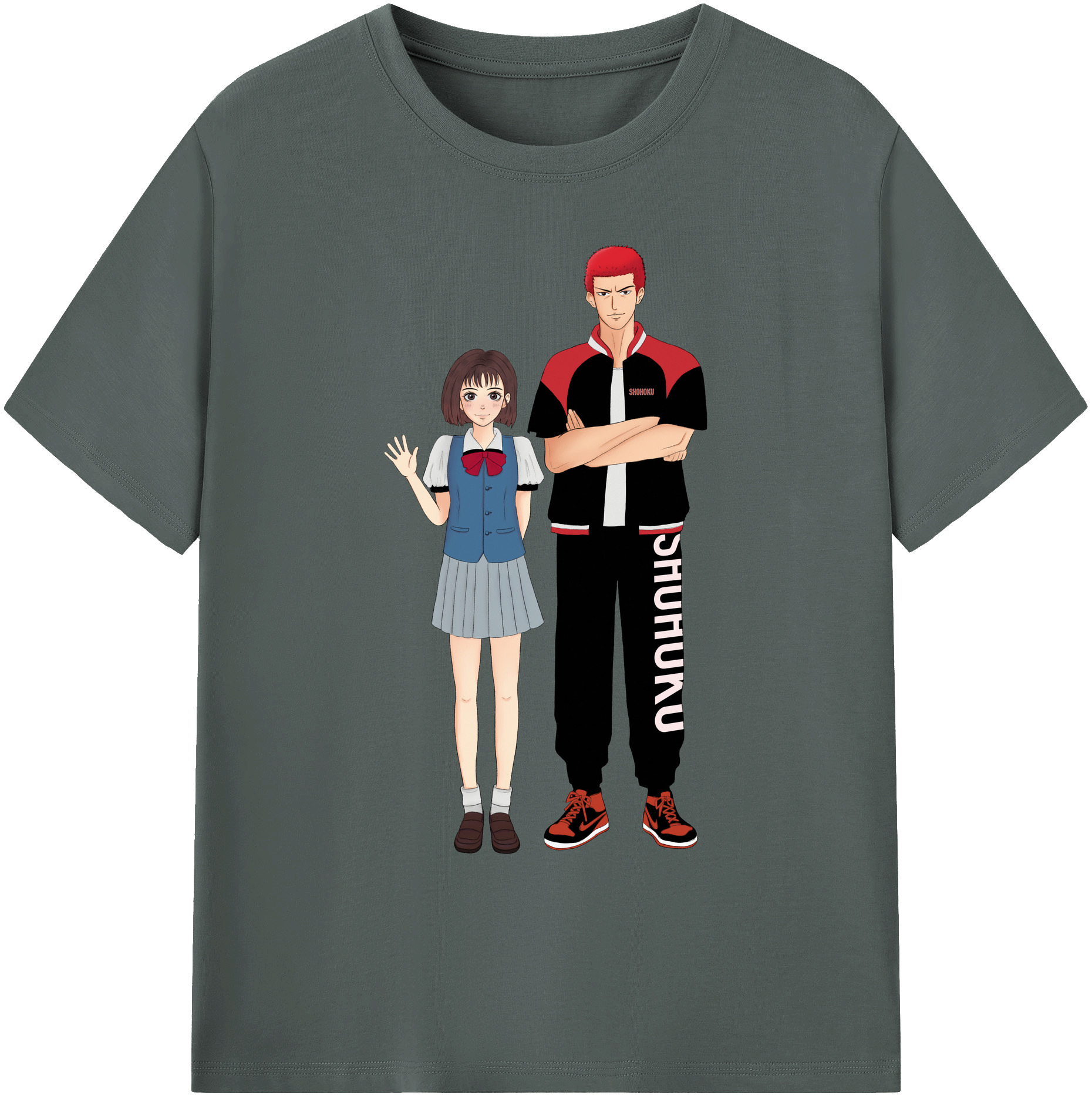 （画像用） SLAM DUNK／スラムダンク 綿100％ メンズ半袖Tシャツ｜肌触りやわらか＆通気性